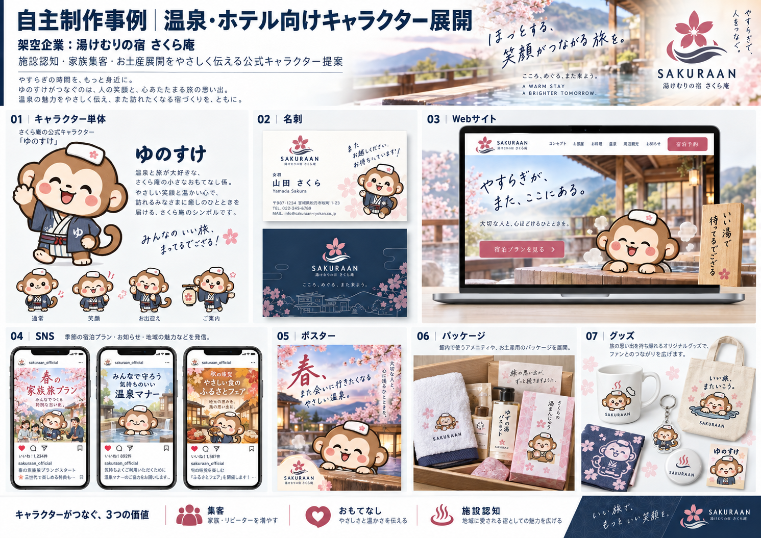 ゆのすけのキャラクター展開案